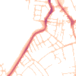 Daytime road noise heatmap for NG10 1BS