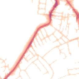 Daytime road noise heatmap for NG10 1BW