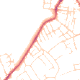 Daytime road noise heatmap for NG10 1BZ