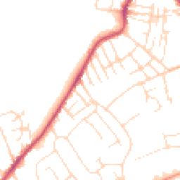 Daytime road noise heatmap for NG10 1DB