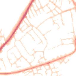 Daytime road noise heatmap for NG10 1DD