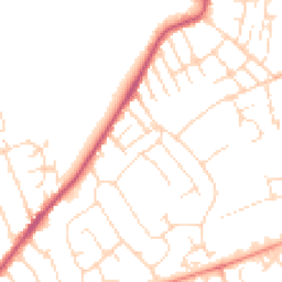 Daytime road noise heatmap for NG10 1DF