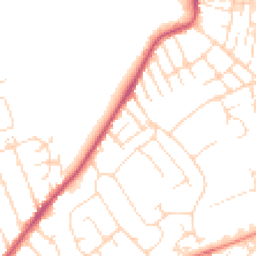 Daytime road noise heatmap for NG10 1DL