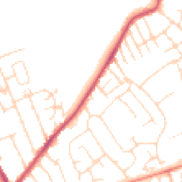 Daytime road noise heatmap for NG10 1DN