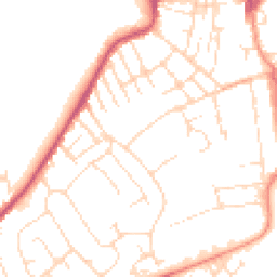 Daytime road noise heatmap for NG10 1DQ