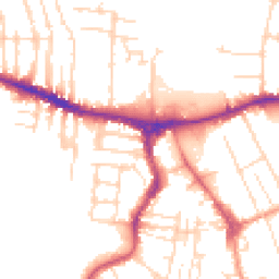 Daytime road noise heatmap for NG10 1EH
