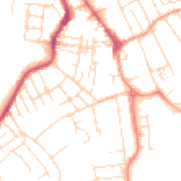 Daytime road noise heatmap for NG10 1ET
