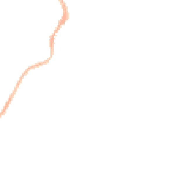 Night-time road noise heatmap for NG10 1ET