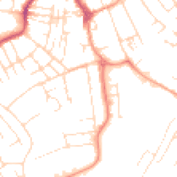 Daytime road noise heatmap for NG10 1FR