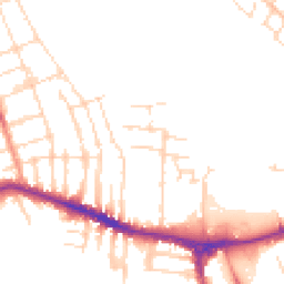 Daytime road noise heatmap for NG10 1NP
