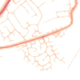 Daytime road noise heatmap for NG10 1NW