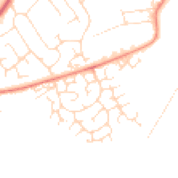 Daytime road noise heatmap for NG10 1NX
