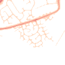 Daytime road noise heatmap for NG10 1PL