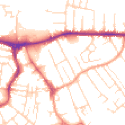 Daytime road noise heatmap for NG10 2AG