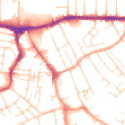 Daytime road noise heatmap for NG10 2AJ