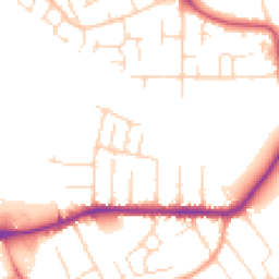 Daytime road noise heatmap for NG10 2BJ