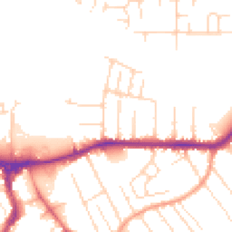 Daytime road noise heatmap for NG10 2BP
