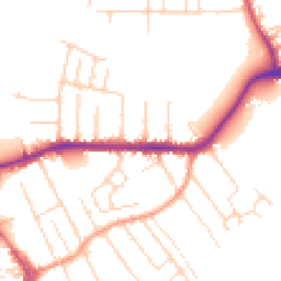 Daytime road noise heatmap for NG10 2BU