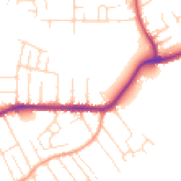 Daytime road noise heatmap for NG10 2BX