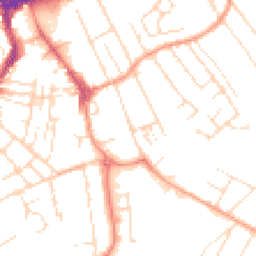 Daytime road noise heatmap for NG10 2DL