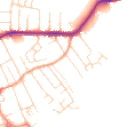 Daytime road noise heatmap for NG10 2EF