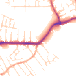 Daytime road noise heatmap for NG10 2ER