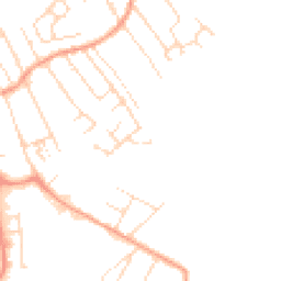 Daytime road noise heatmap for NG10 2EZ