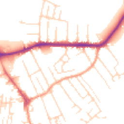 Daytime road noise heatmap for NG10 2GG