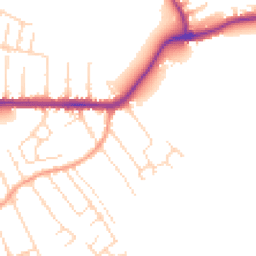 Daytime road noise heatmap for NG10 2GR