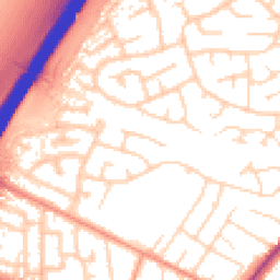 Daytime road noise heatmap for NG10 3ES