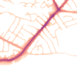 Daytime road noise heatmap for NG10 3GA