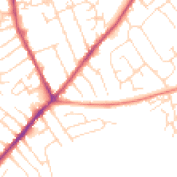 Daytime road noise heatmap for NG10 3JQ