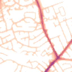 Daytime road noise heatmap for NG10 3LG