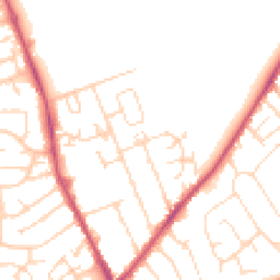 Daytime road noise heatmap for NG10 3NH