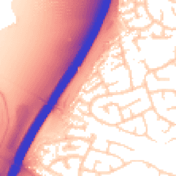 Daytime road noise heatmap for NG10 3PJ