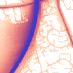 Daytime road noise heatmap for NG10 3RS