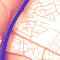 Daytime road noise heatmap for NG10 3TA