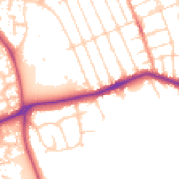 Daytime road noise heatmap for NG10 4BJ