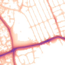 Daytime road noise heatmap for NG10 4BN