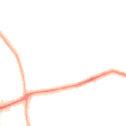 Night-time road noise heatmap for NG10 4BN