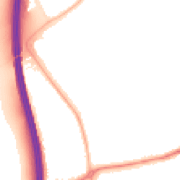 Night-time road noise heatmap for NG10 4DA