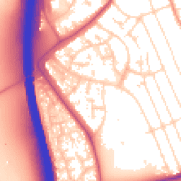 Daytime road noise heatmap for NG10 4DX