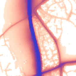 Daytime road noise heatmap for NG10 4EQ