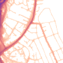 Daytime road noise heatmap for NG10 4EY