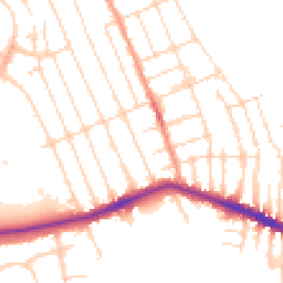 Daytime road noise heatmap for NG10 4FF