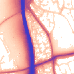 Daytime road noise heatmap for NG10 4FU