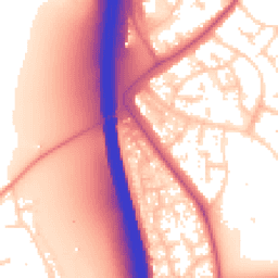 Daytime road noise heatmap for NG10 4JS