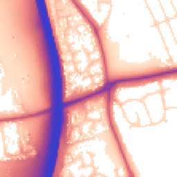 Daytime road noise heatmap for NG10 4JW
