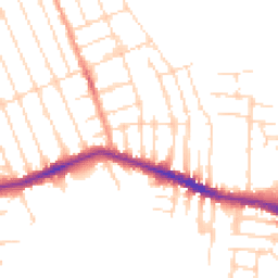 Daytime road noise heatmap for NG10 4LY