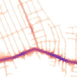 Daytime road noise heatmap for NG10 4NH